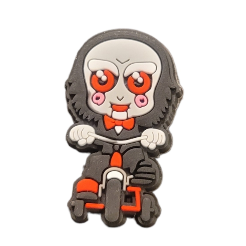 NEW Jigsaw Billy Horror Scary Halloween Croc Charm